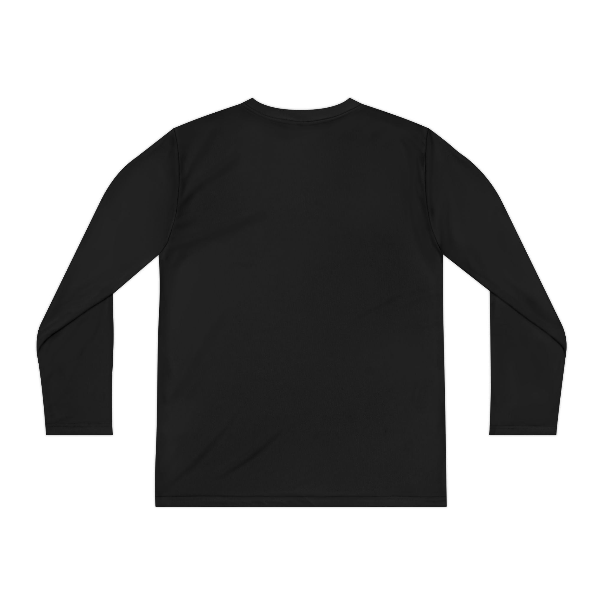 Tar! Acoustic Youth Long Sleeve – Sport-Tek YST350LS (Black Kids Performance Guitar Shirt)