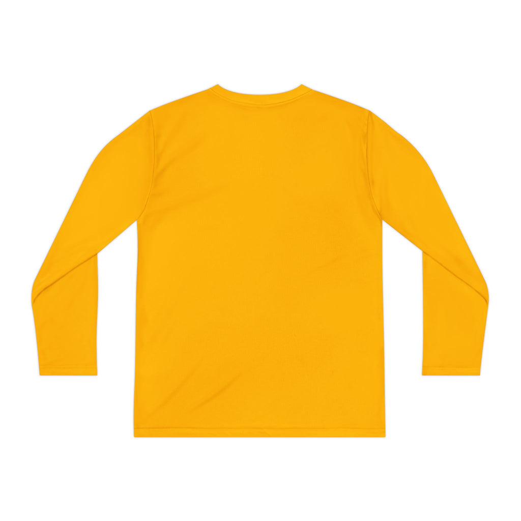 G’DAY MATE Youth Long Sleeve – Sport-Tek YST350LS (White or Gold Kids Performance Shirt)
