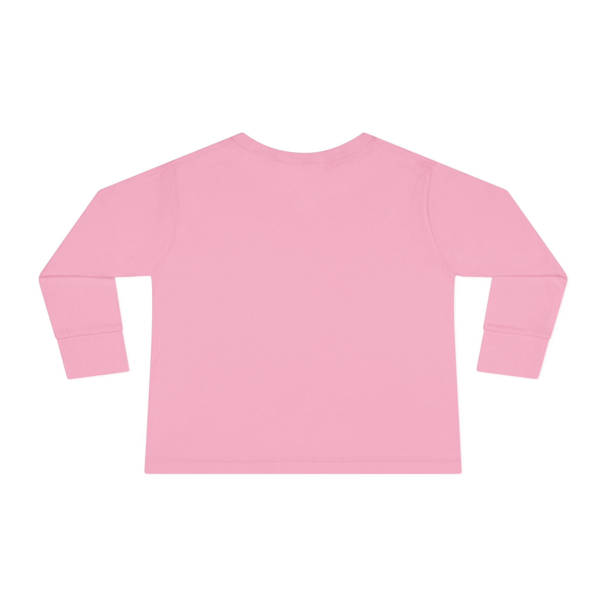 Elephant Watercolor Toddler Long Sleeve – Rabbit Skins 3302 (Pink Kids Nature Shirt)