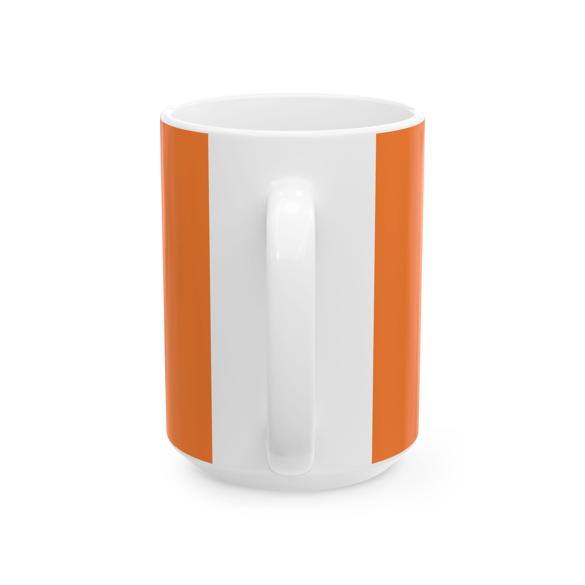 Pi-LATE-s for Pilates Mug – Crusta Orange Ceramic Coffee Cup (11oz or 15oz Funny Pilates Design)