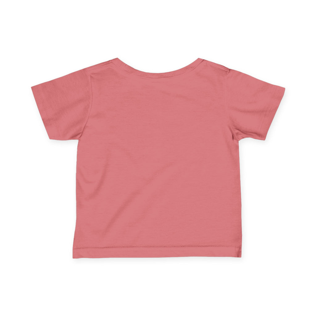 Elephant Watercolor Infant Tee – Rabbit Skins 3322 (Mauvelous Pink Baby Shirt)