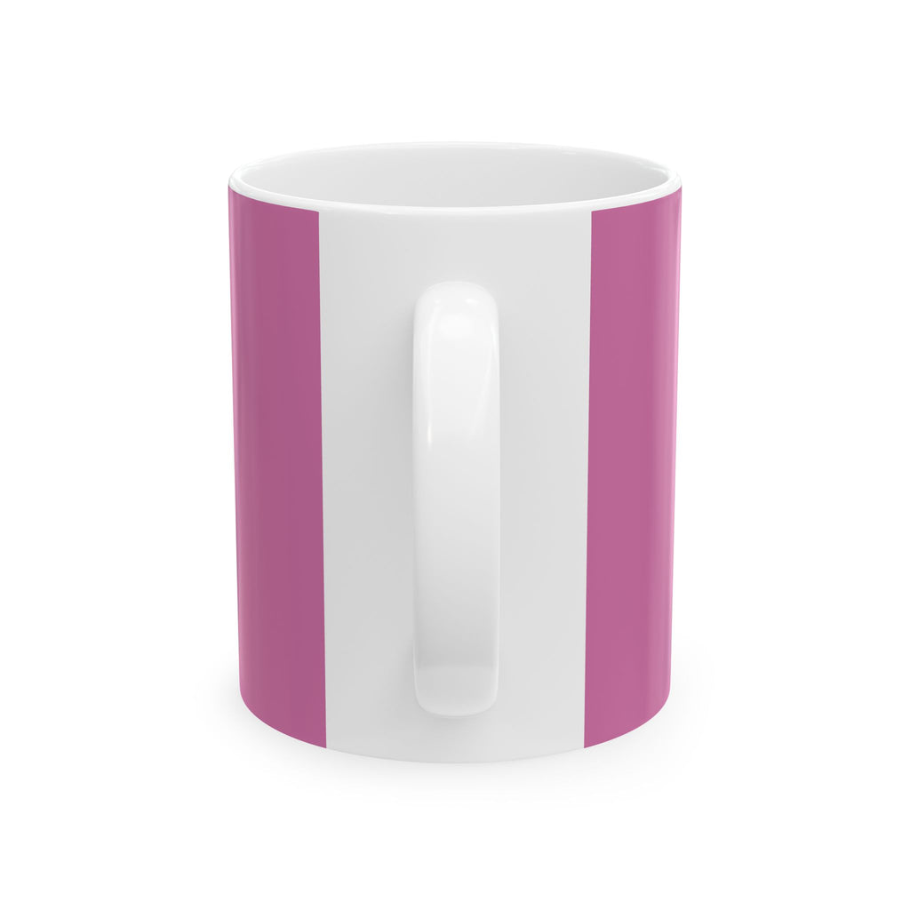 Elephant Watercolor Mug – Light Pink Ceramic Coffee Cup (11oz or 15oz)