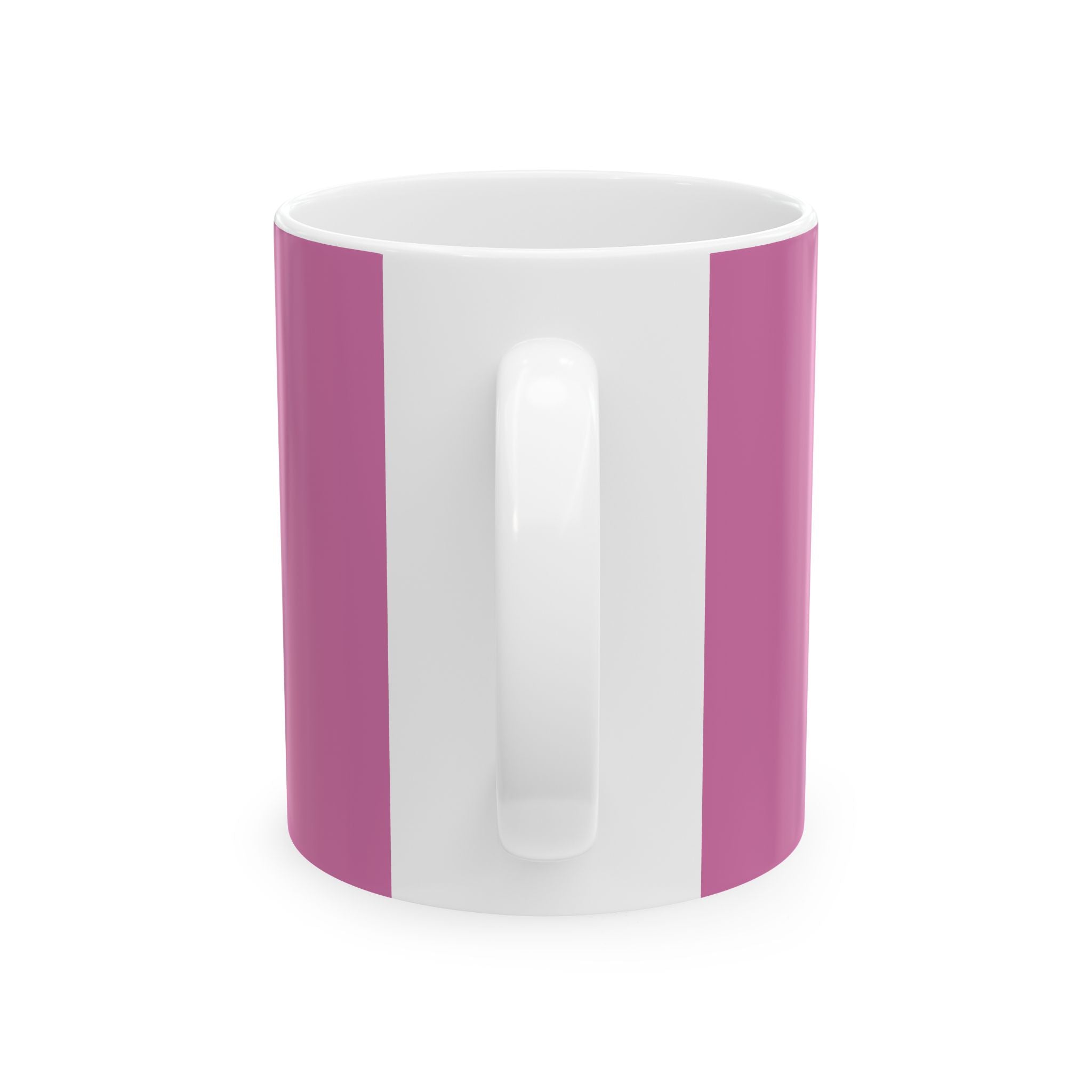 Elephant Watercolor Mug – Light Pink Ceramic Coffee Cup (11oz or 15oz)