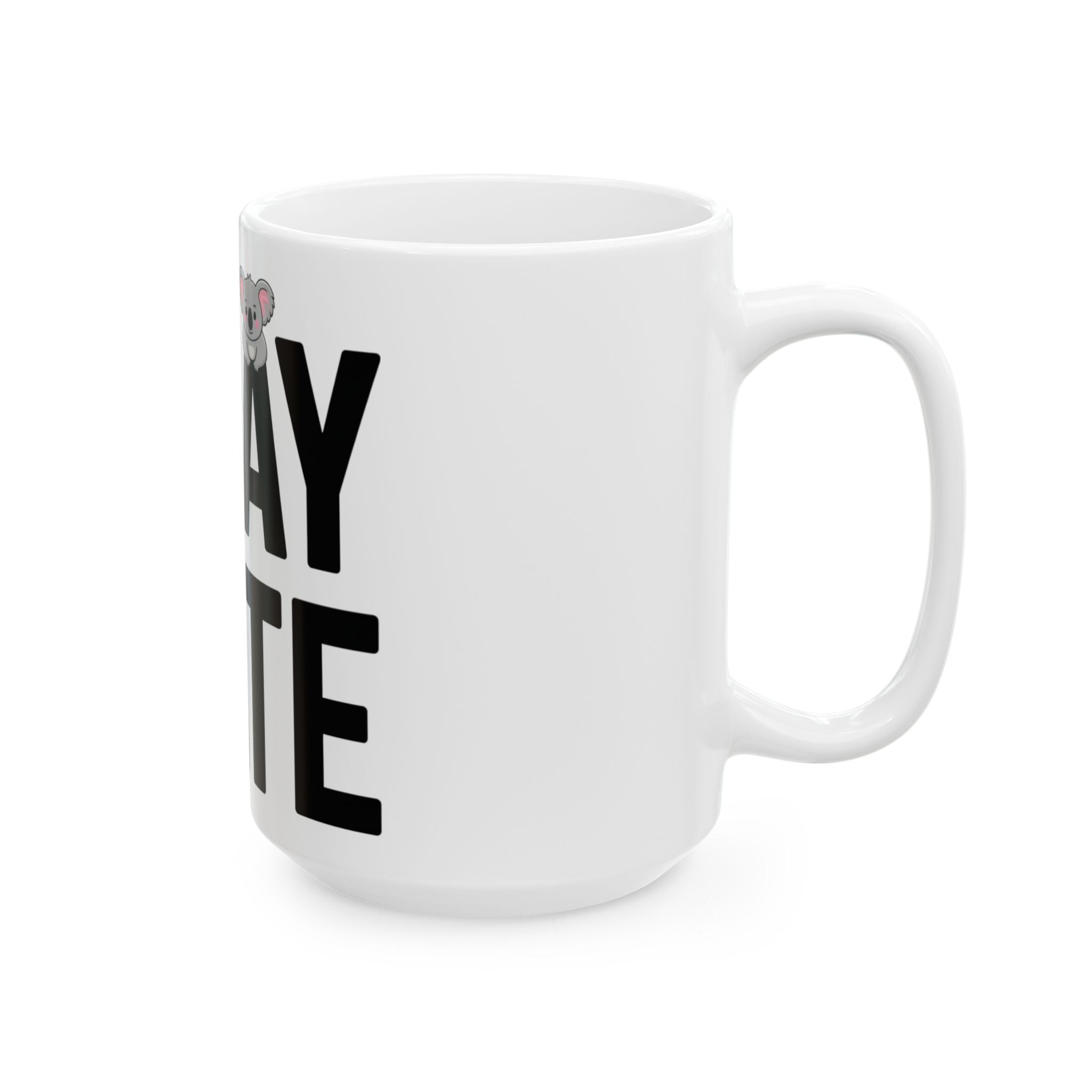 G’DAY MATE Mug – White Ceramic Coffee Cup (11oz or 15oz Greeting Design)