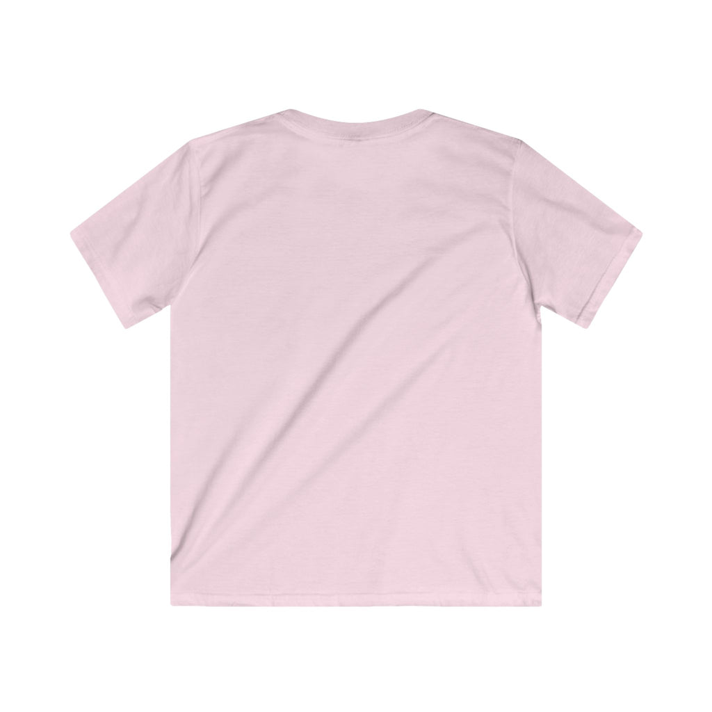 Elephant Watercolor Kids Tee – Gildan 64000B (Light Pink Youth Nature Shirt)