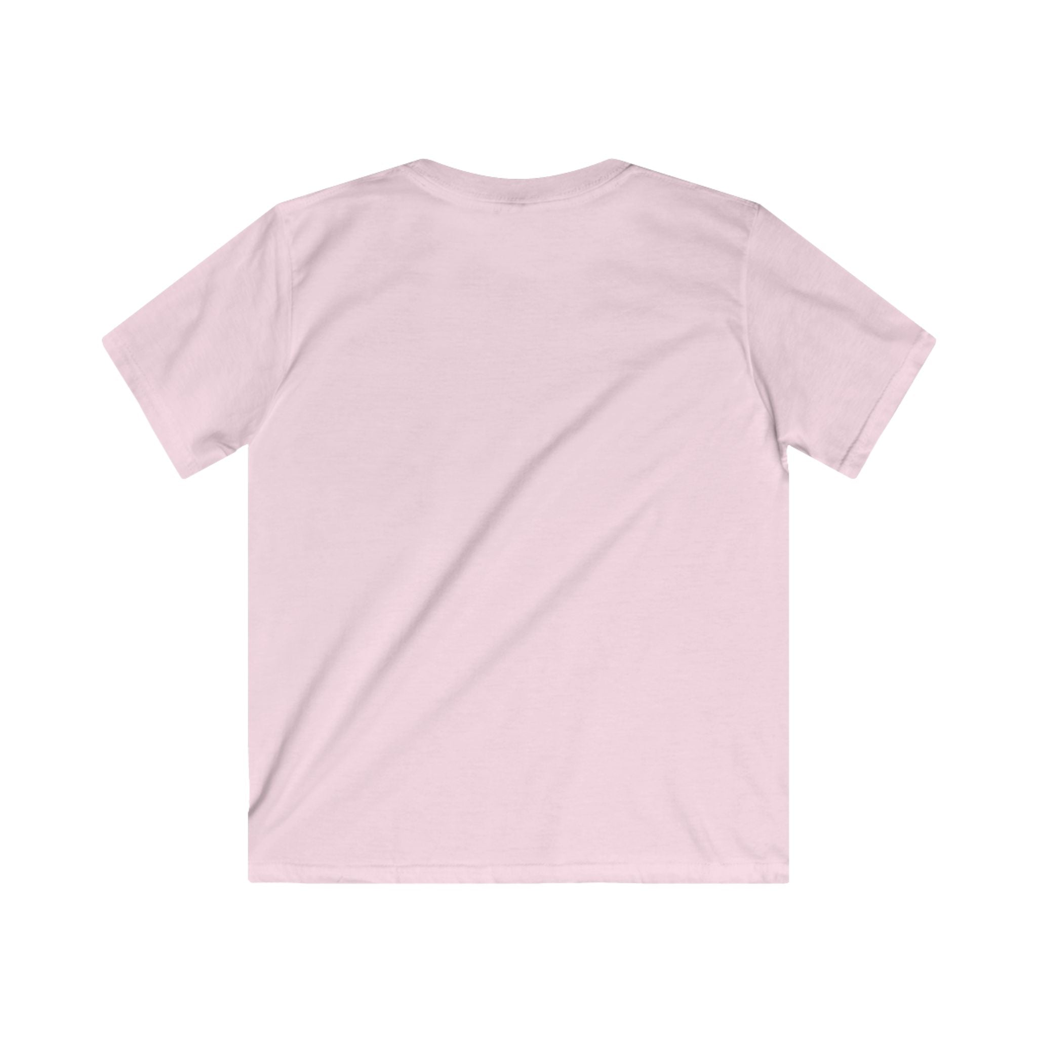 Elephant Watercolor Kids Tee – Gildan 64000B (Light Pink Youth Nature Shirt)