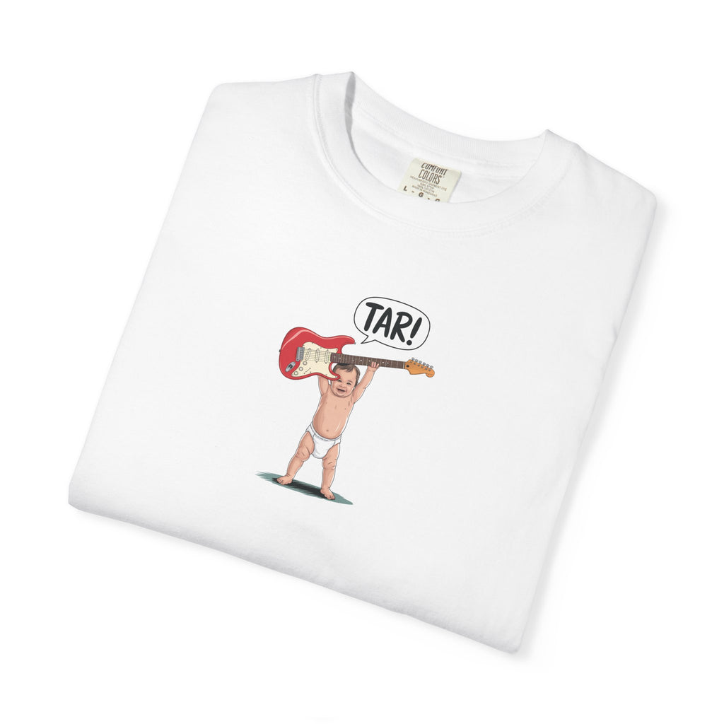 Tar! Electric Guitar Tee – Comfort Colors 1717 (White Toddler Guitar Graphic Shirt)