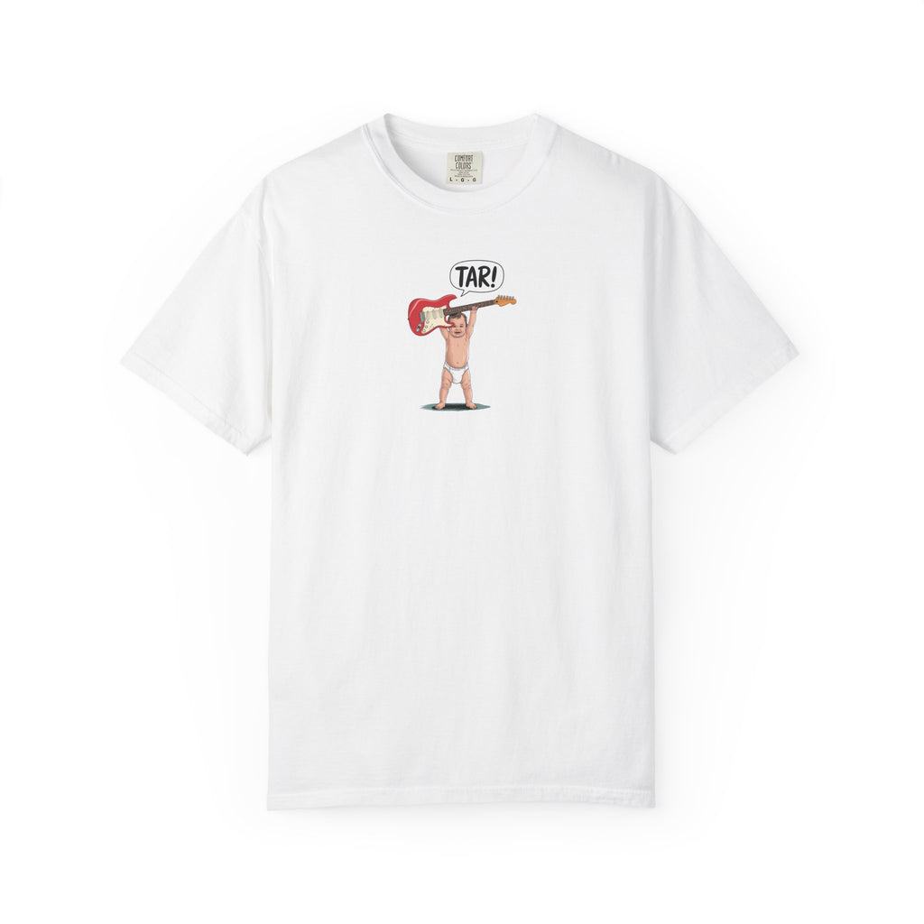 Tar! Electric Guitar Tee – Comfort Colors 1717 (White Toddler Guitar Graphic Shirt)