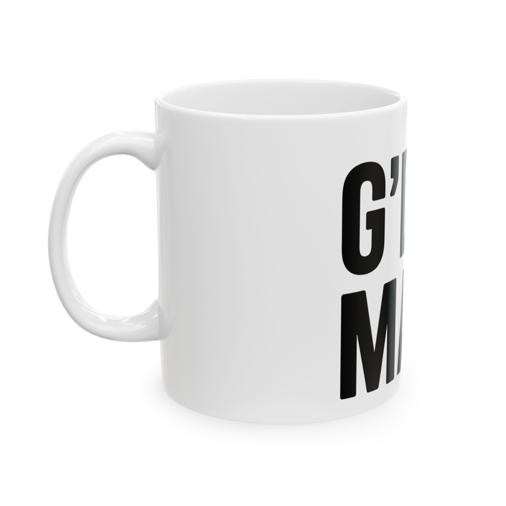 G’DAY MATE Mug – White Ceramic Coffee Cup (11oz or 15oz Greeting Design)