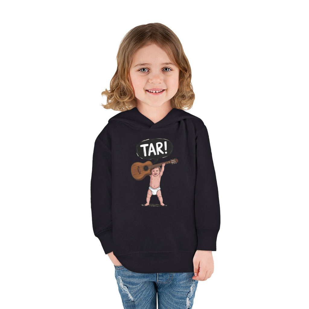 Tar! Acoustic Toddler Hoodie – Rabbit Skins 33226 (Black Kids Guitar Sweatshirt)