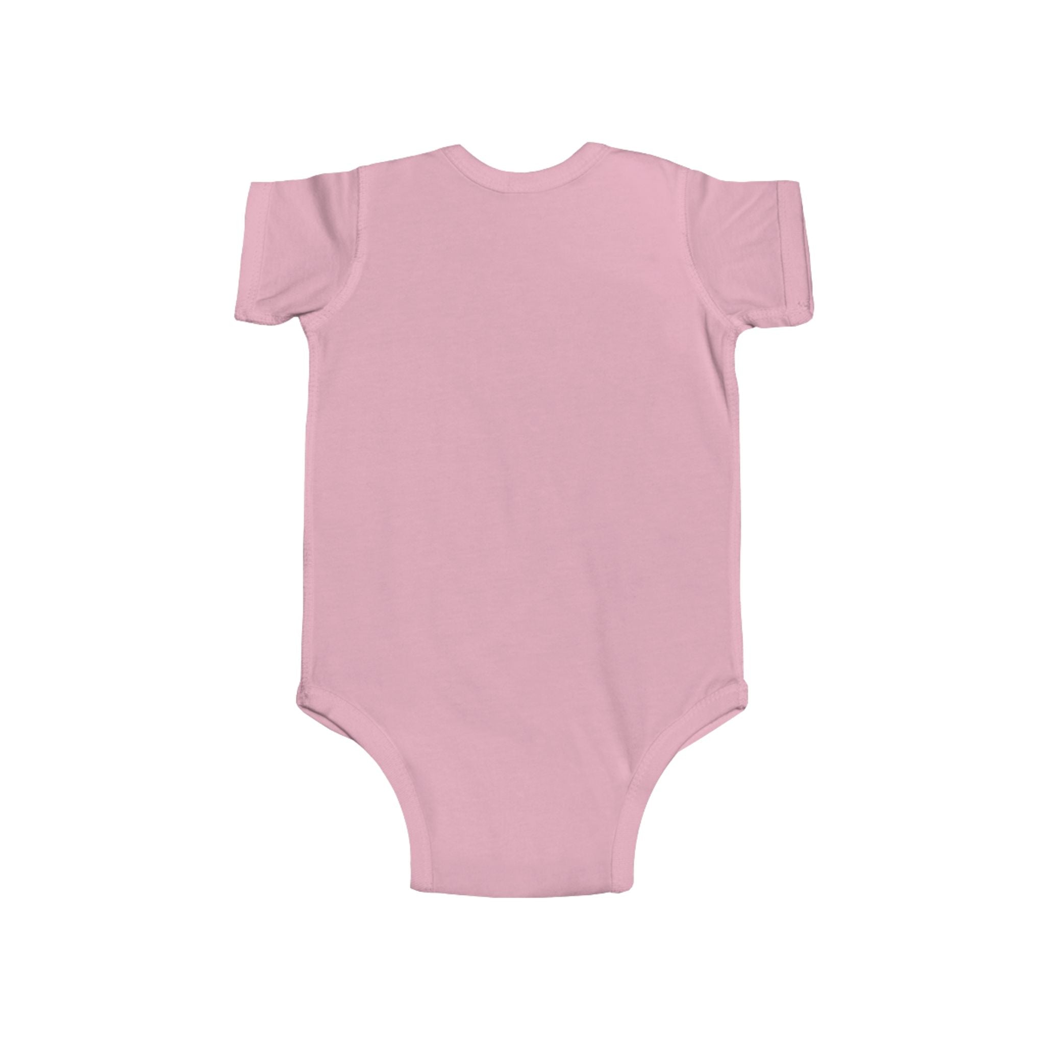 Elephant Watercolor Infant Bodysuit – Rabbit Skins 4424 (Pink Baby Nature One-Piece)