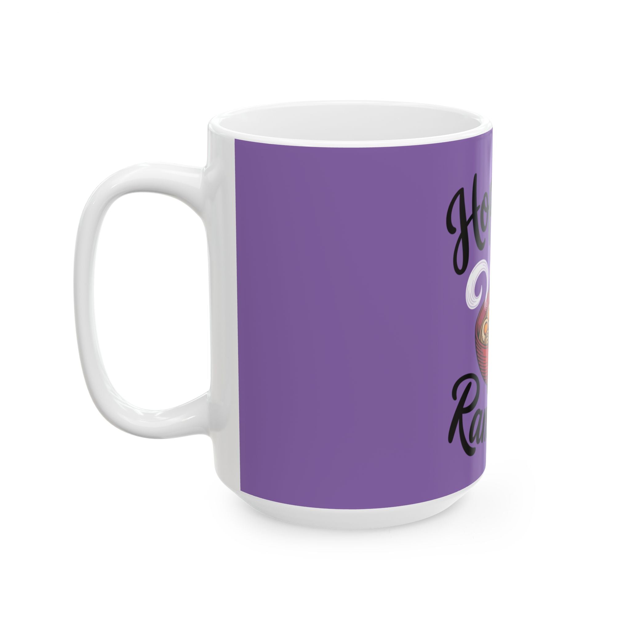 Hopeless Ramentic Mug – Purple Ceramic Coffee Cup (11oz or 15oz Ramen Bowl Design)