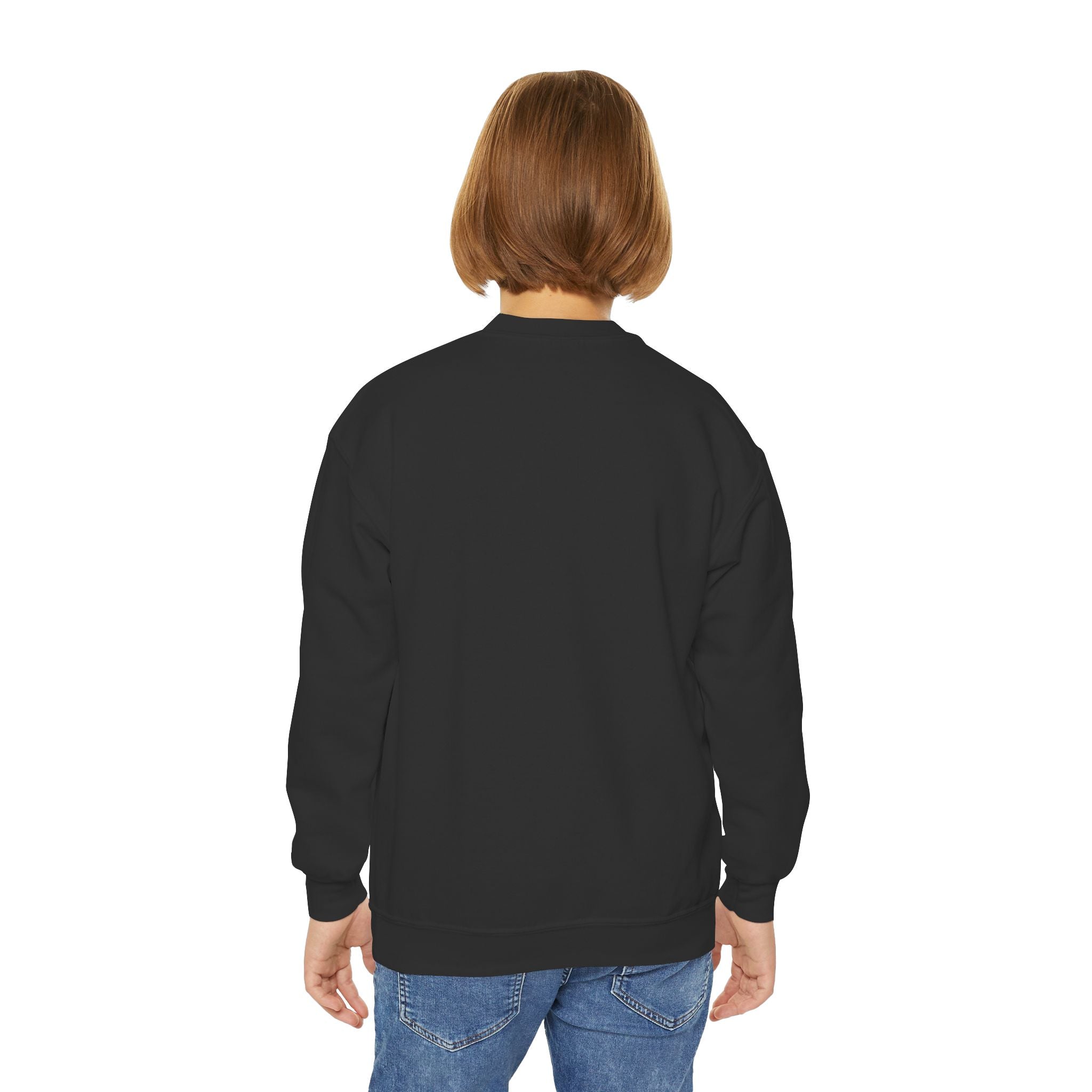 Tar! Electric Youth Sweatshirt – Gildan 18000B (Black Kids Electric Guitar Crewneck)